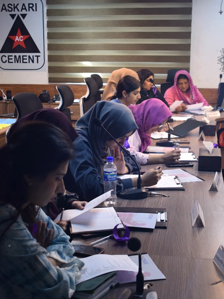 Leadership session in progress