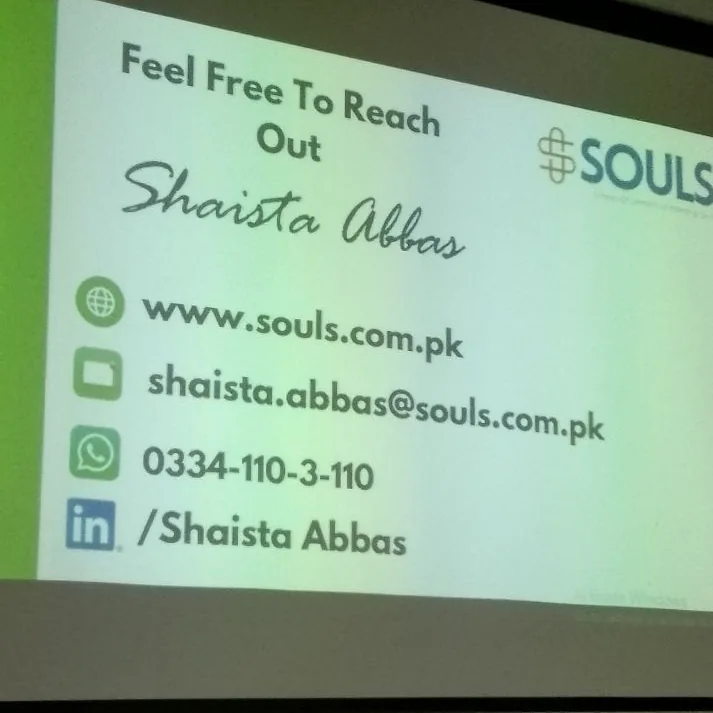 Recognition moment at a SOULS program