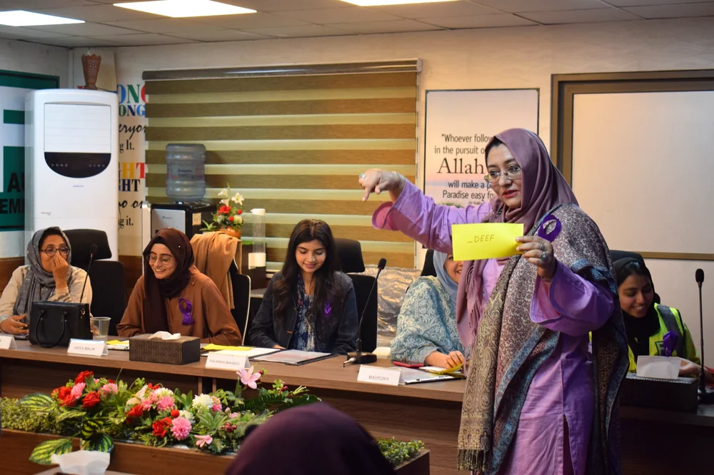 Group discussion during a workshop